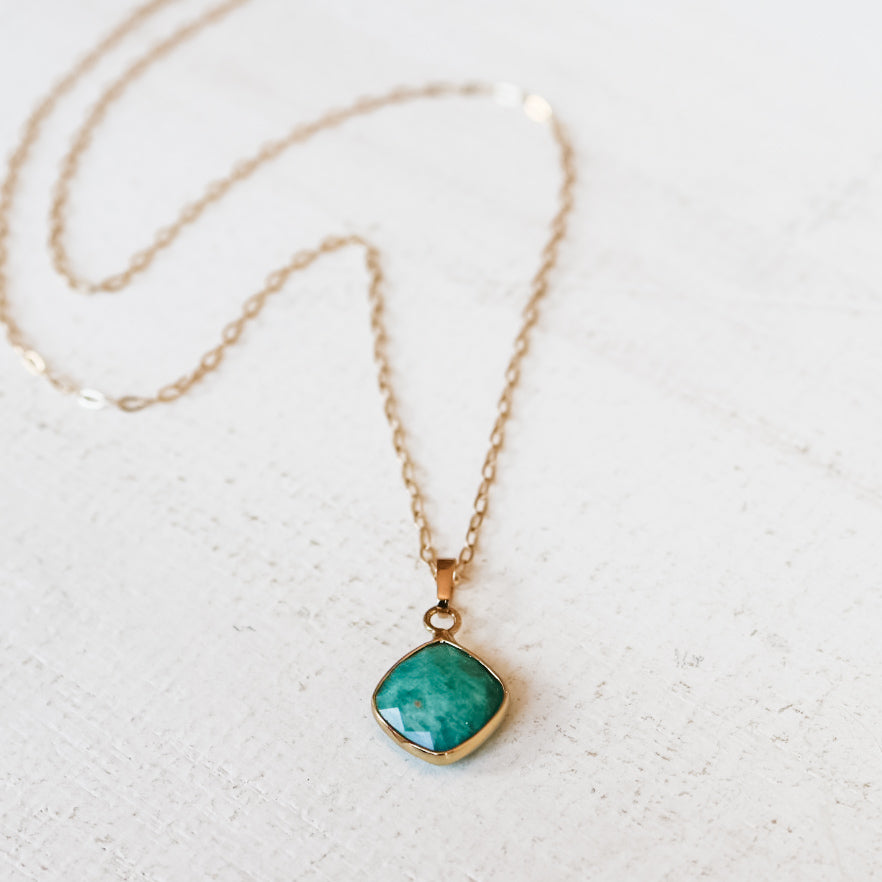Amazonite Horizon Necklace