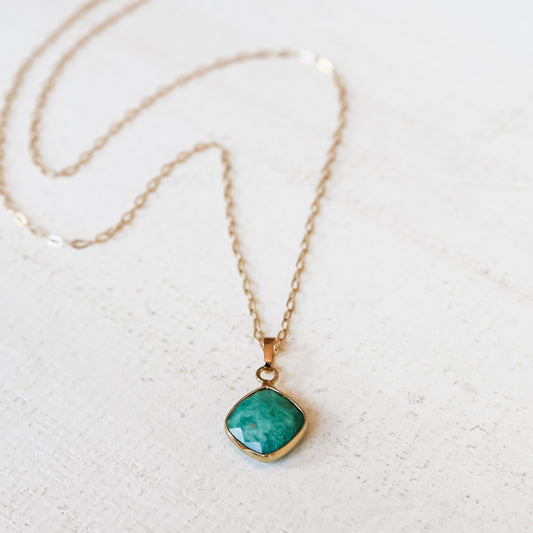 Amazonite Horizon Necklace
