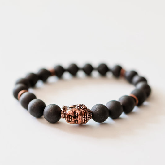 Copper Calm Buddha Bracelet