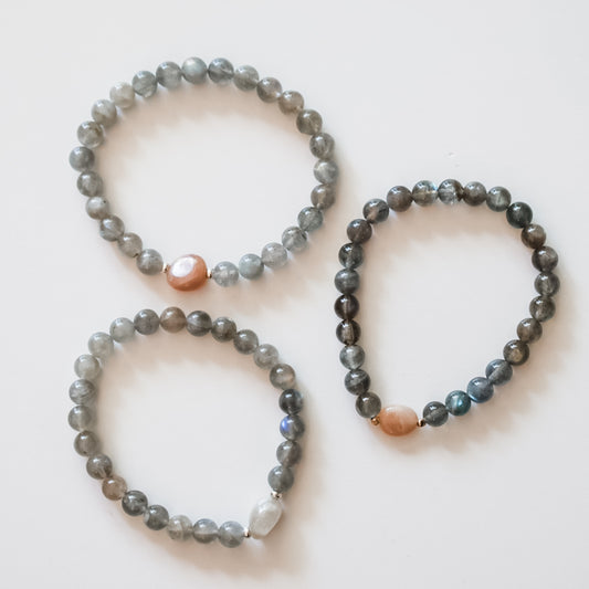 Luna Glow Bracelet - Labradorite