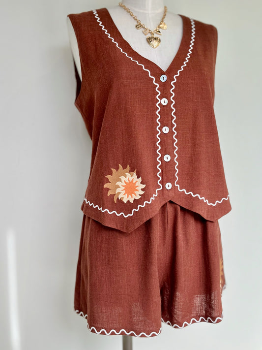 Solis Embroidered Shorts