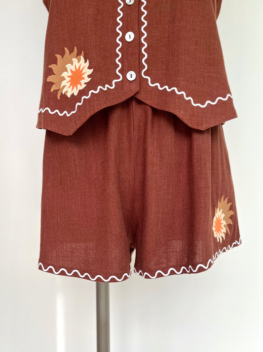 Solis Embroidered Shorts