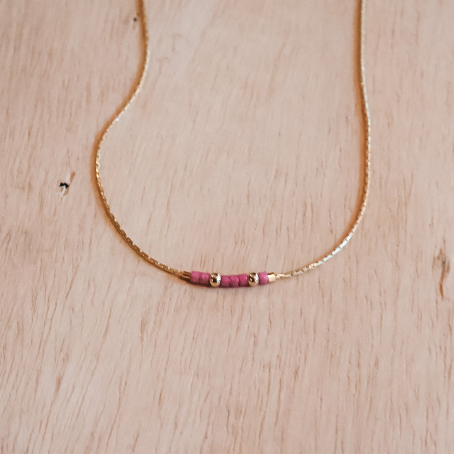 Mama Morse Code Necklace - Gold Filled
