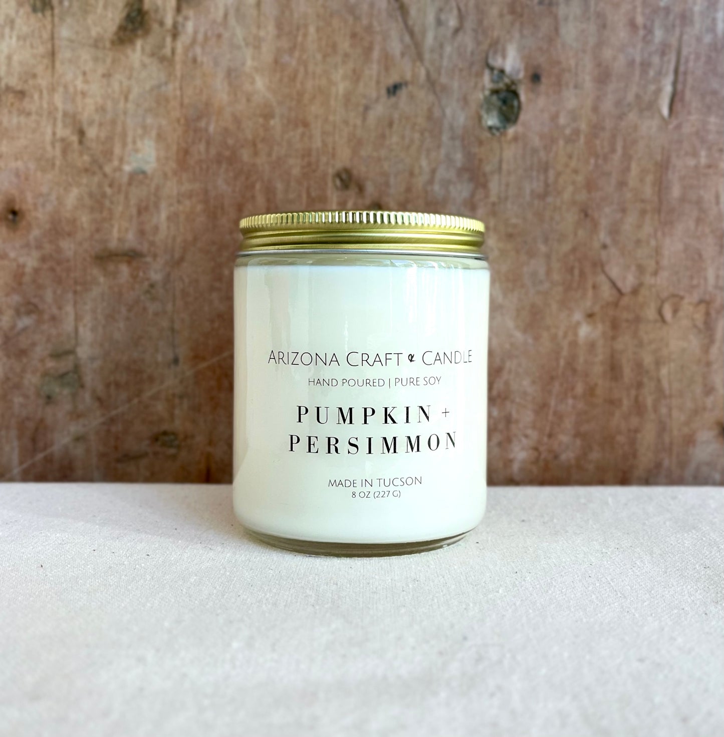 Pumpkin & Persimmon 8oz Soy Candle