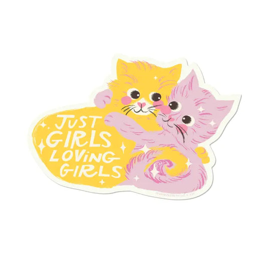 Just Girls Cats Sticker