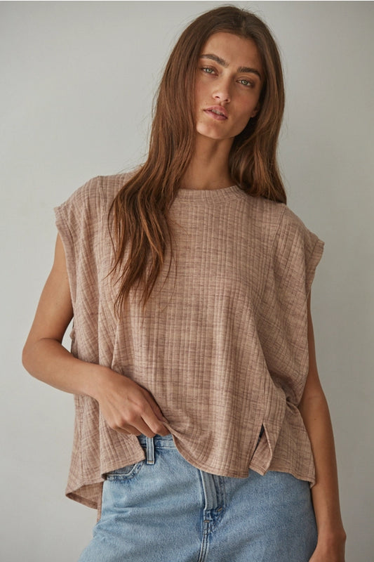Desert Sand Sleeveless Top