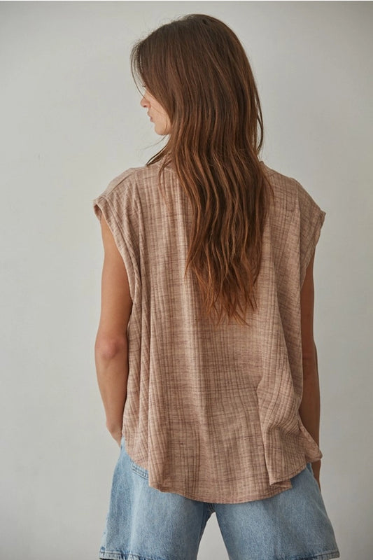 Desert Sand Sleeveless Top