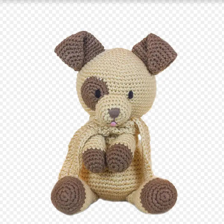 Knit Puppy Dog Doll