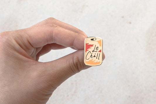 Le Chill Enamel Pin