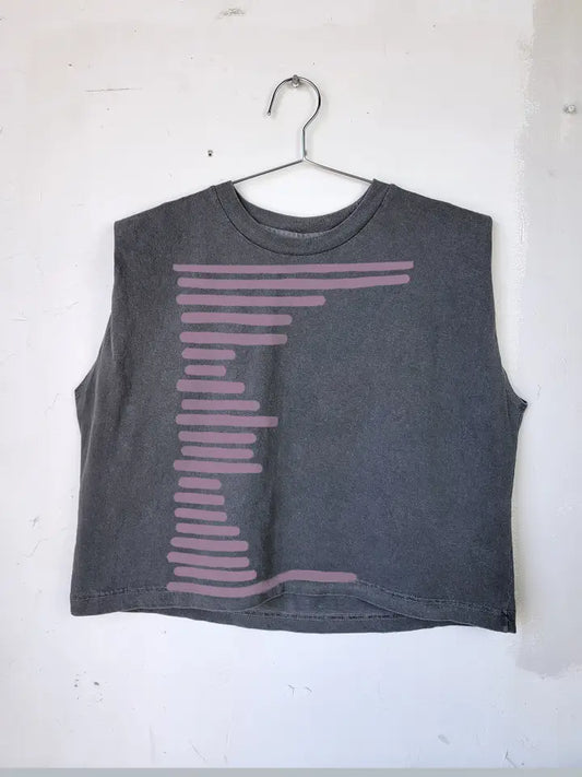 Lines Women's Heavyweight Muscle Tee