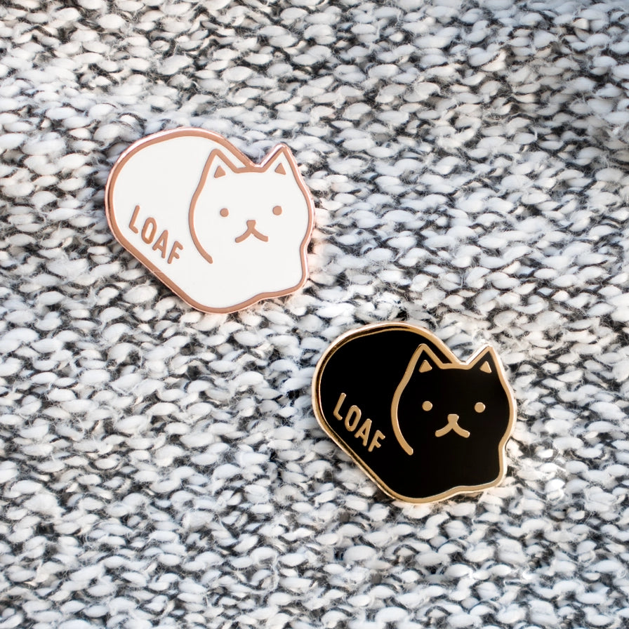 Loaf Cat Enamel Pin