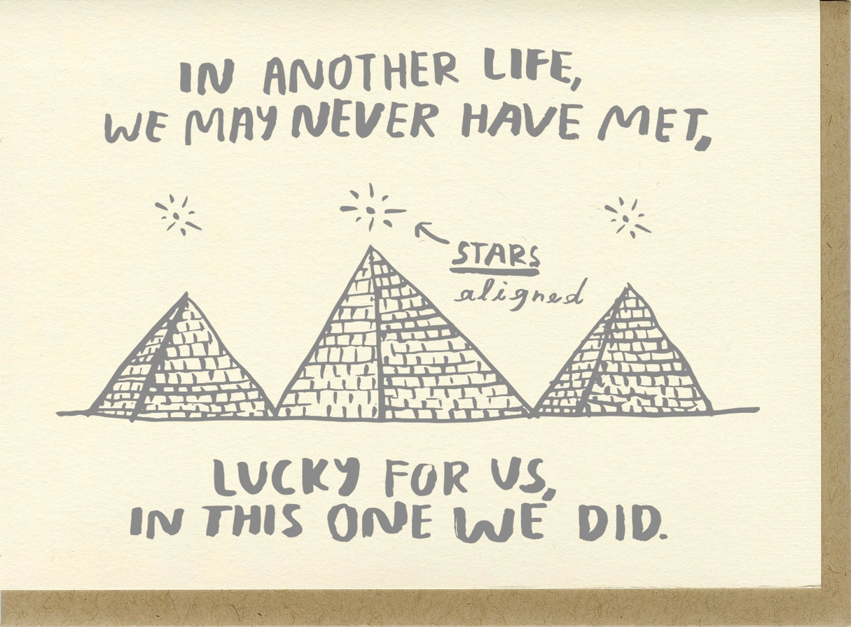 Lucky For Us Greeting Card