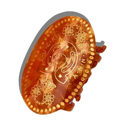 Lucky Penny Claw Clip