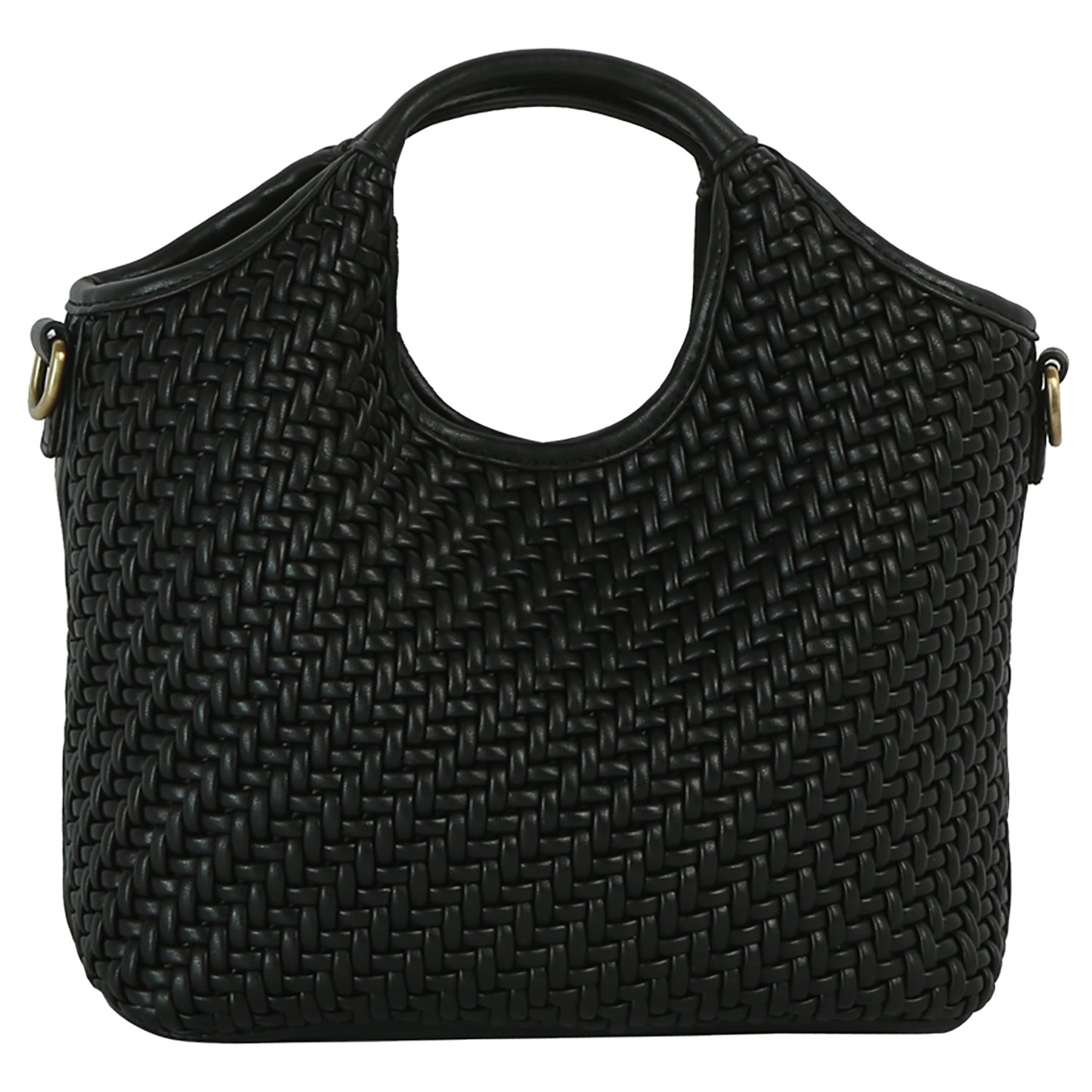 Weave Top Handle Satchel, More Colors