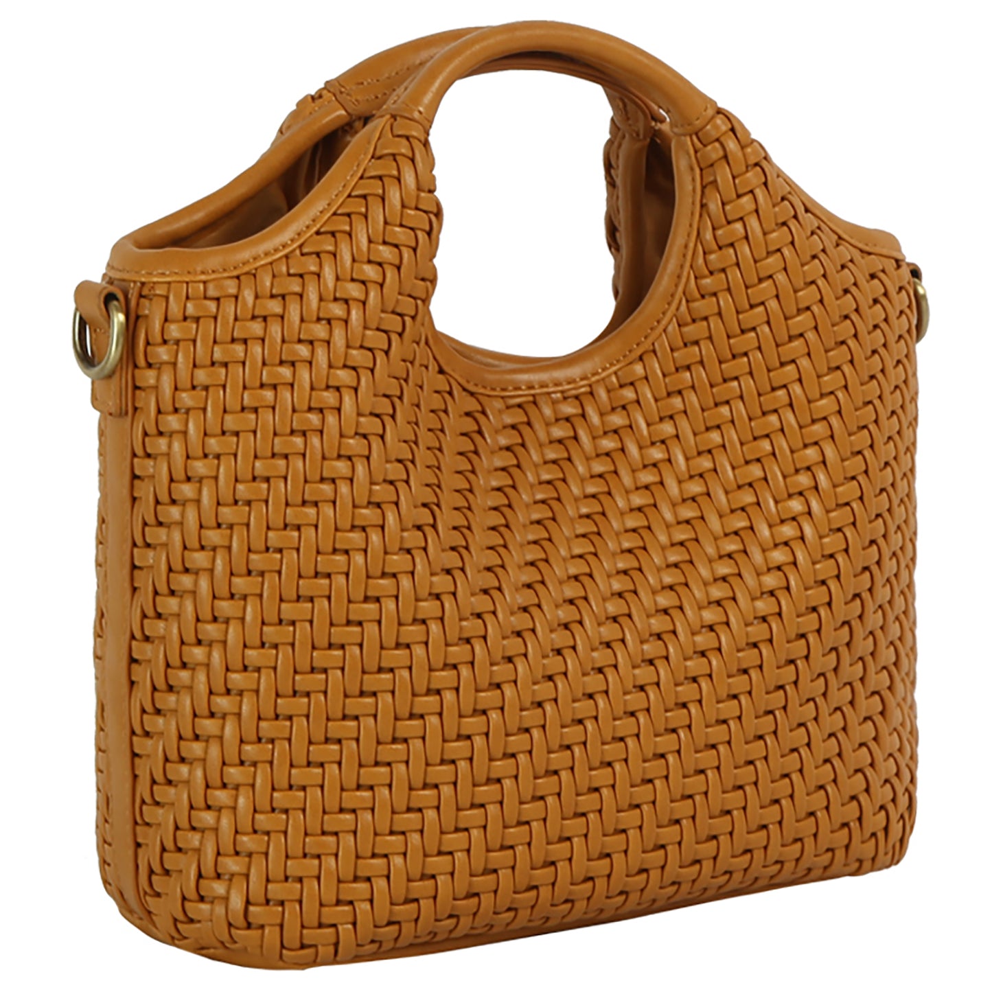 Weave Top Handle Satchel, More Colors