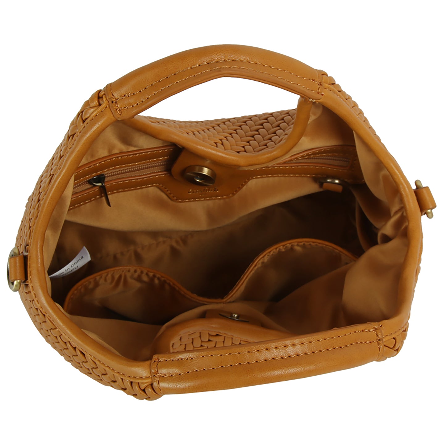 Weave Top Handle Satchel, More Colors