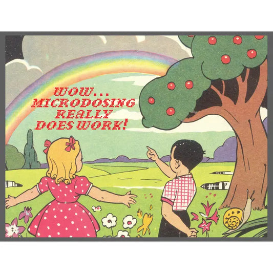 Microdosing Really Works! Greeting Card