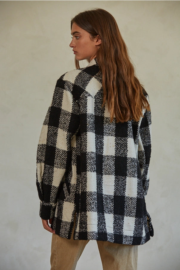 Midtown Plaid Shirt Jacket