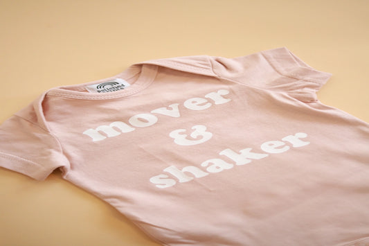 Mover & Shaker Baby Onesie