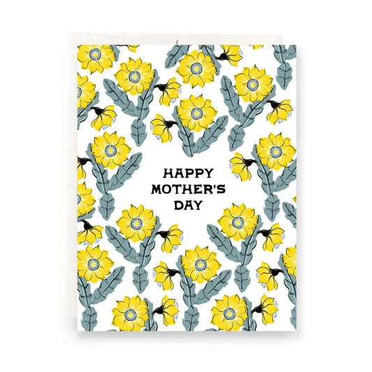 Orchid Cactus Mother's Day Card