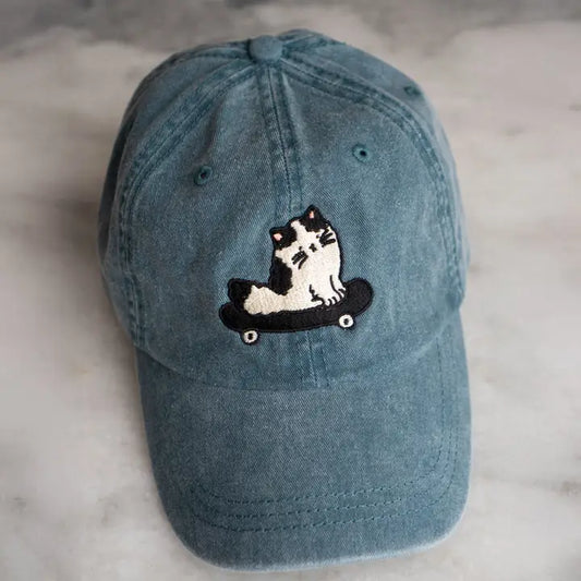 Overreact Cat Front & Back Hat