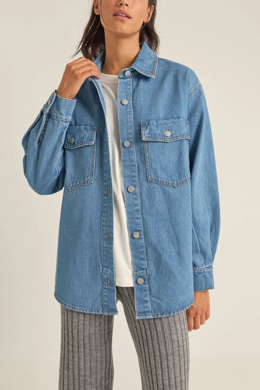 Oversized Denim Shacket