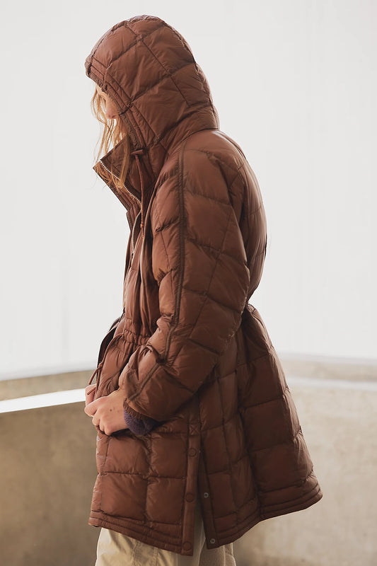 Patricia Packable Poncho Puffer
