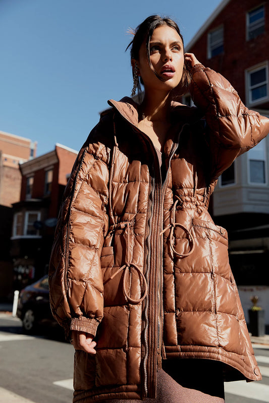 Patricia Packable Poncho Puffer