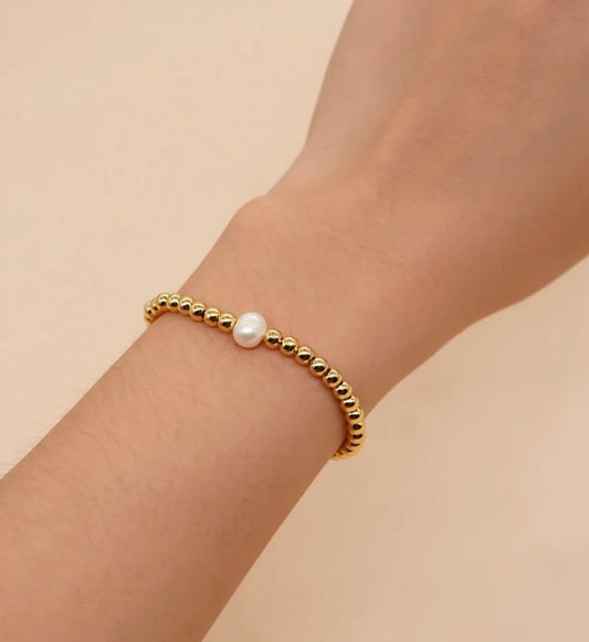 Gold Stacking Bracelet
