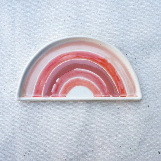 Pink Rainbow Dish