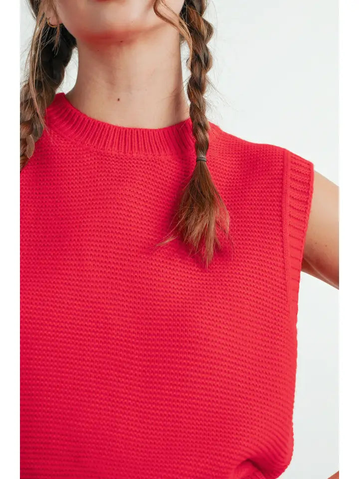 Classic Knitted Top with Bow Back