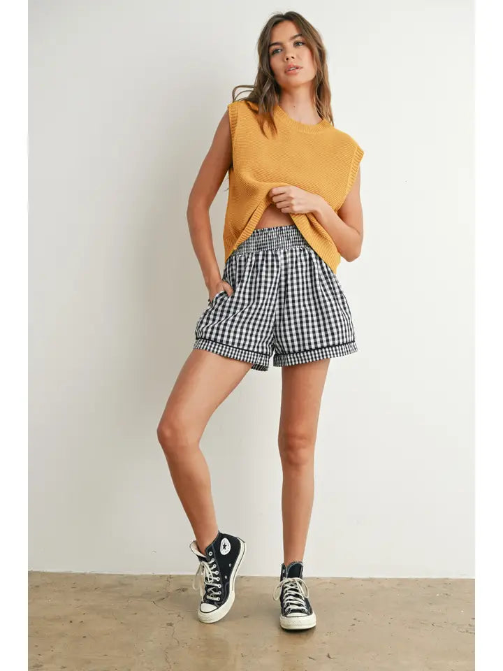 Classic Knitted Top with Bow Back