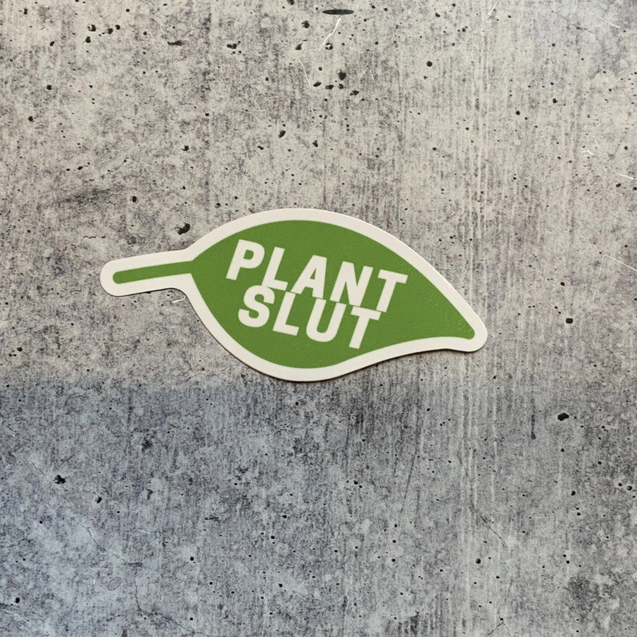 Plant Slut Leaf Sticker