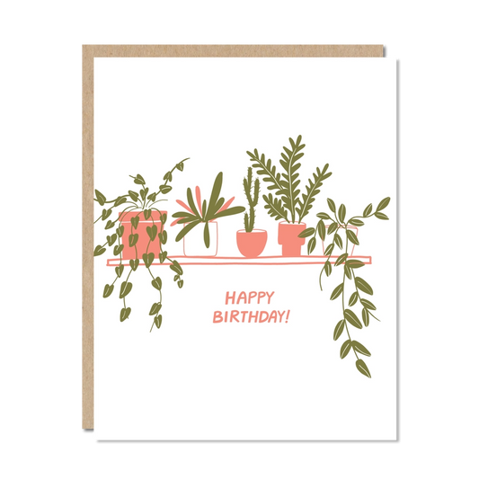 Plant Wall - Birthday Card