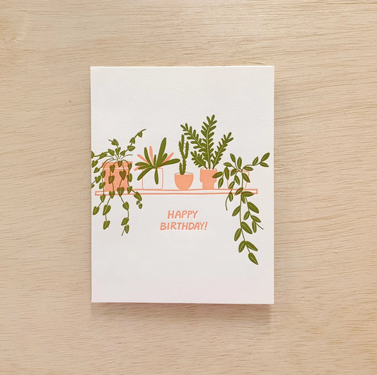 Plant Wall - Birthday Card