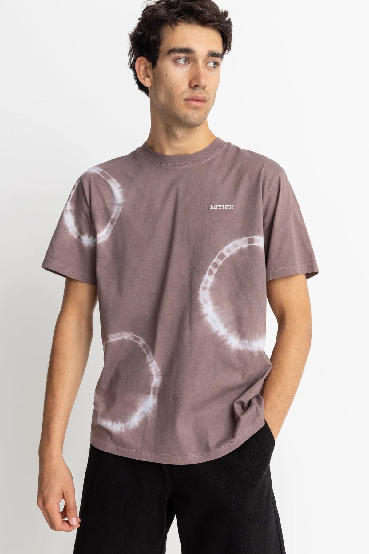 Plum Tie Dye Ss T-Shirt