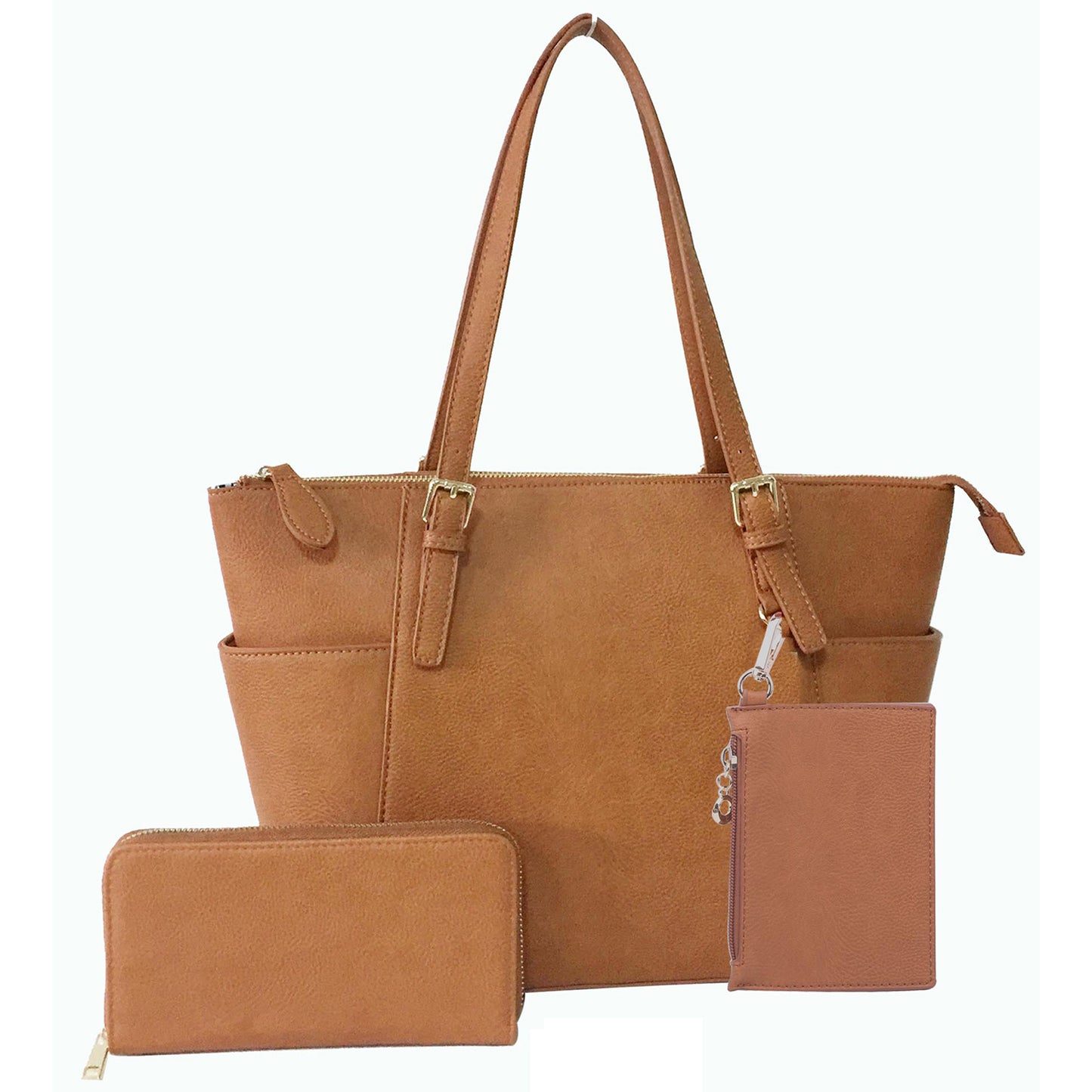 Pocket Leather Tote
