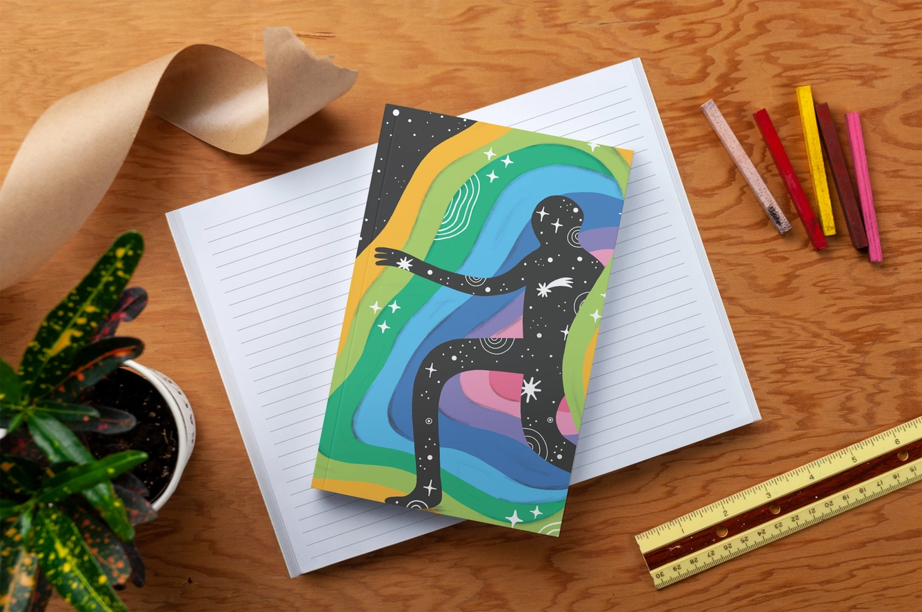 Portal Man Soft Touch Classic Layflat Notebook