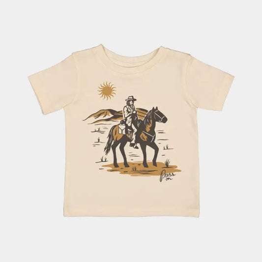 Press On Western Kids Tee