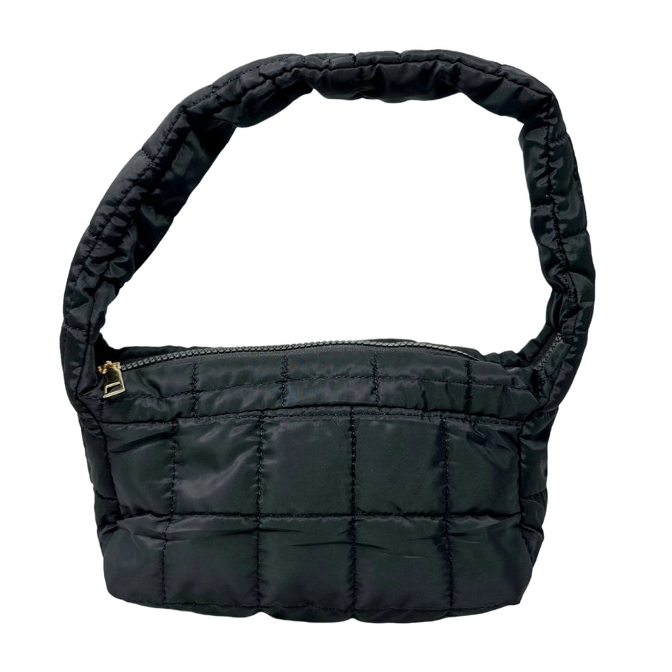 Puffy Nylon Shoulder Bag