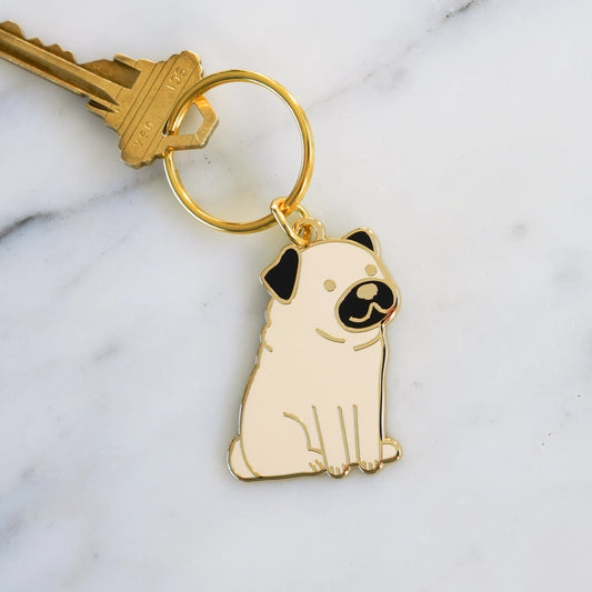 Pug Keychain