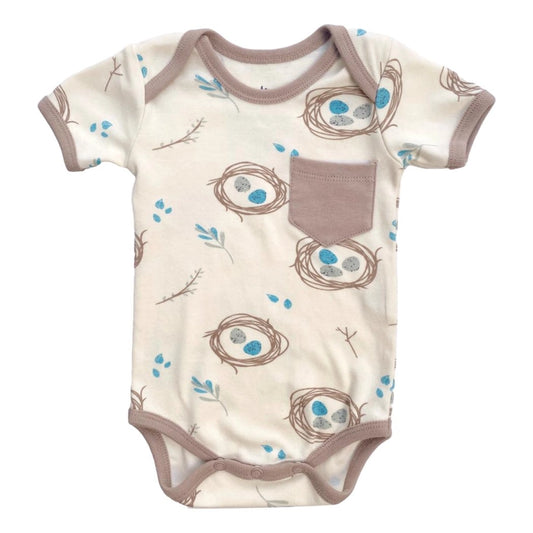 Quail Nest Organic Cotton Short Sleeve Bodysuit