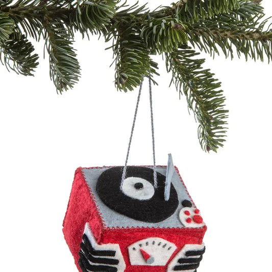 Record Player Ornament