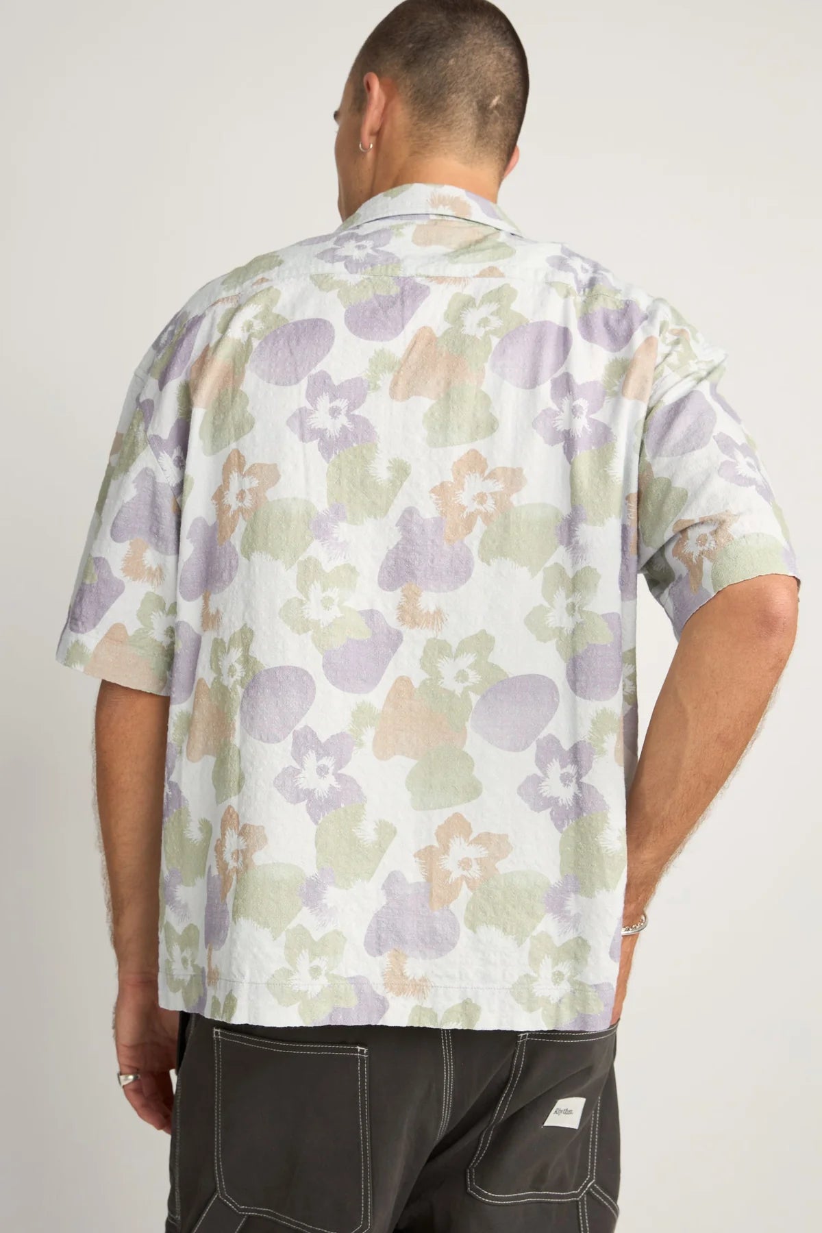 Relaxed Floral Camo Ss Shirt