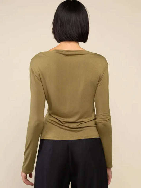 Salem Long Sleeve Boat Neck Top