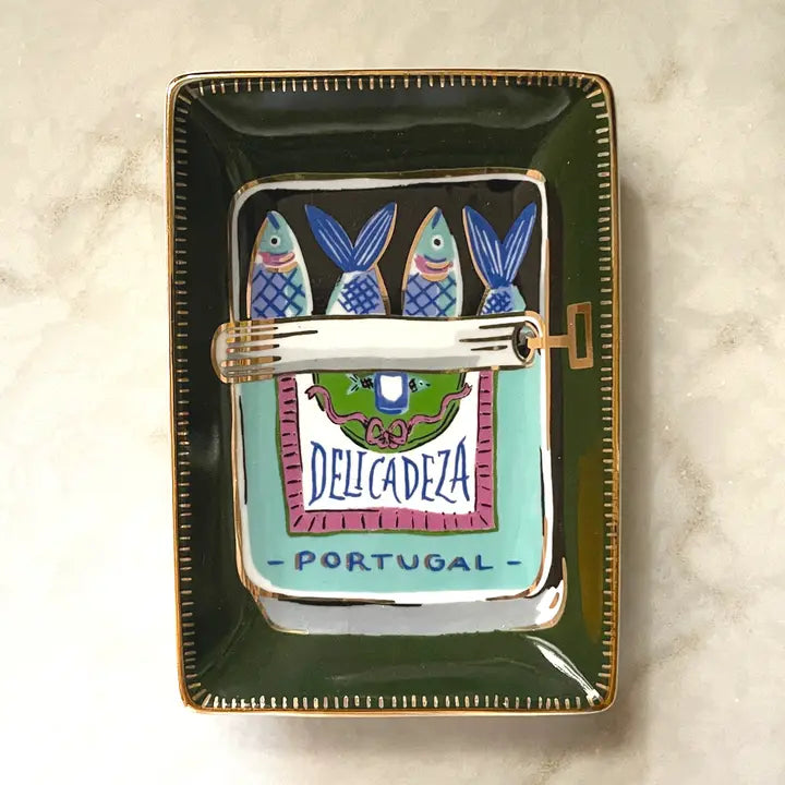 Sardines Porcelain Trinket Dish