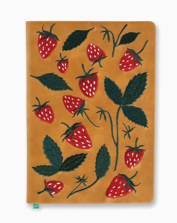 Elana's Berries Embroidered Journal