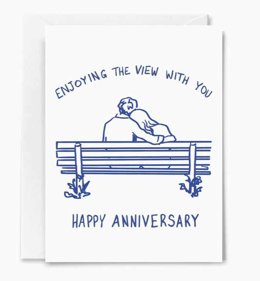 Enjoying the View with You Anniversary Card