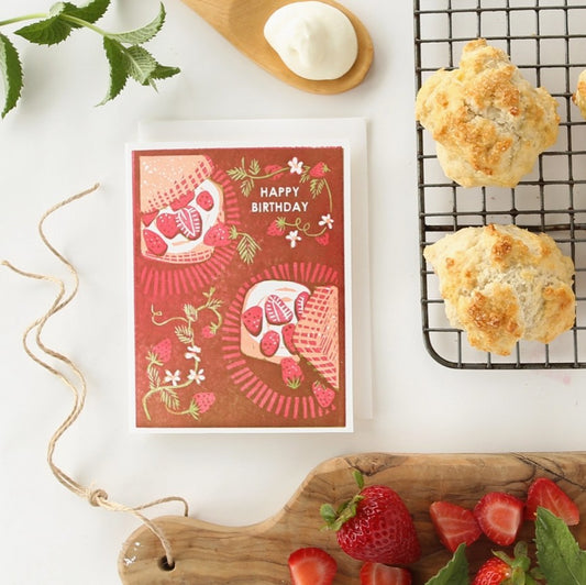 Happy Birthday Strawberry Shortcake Card