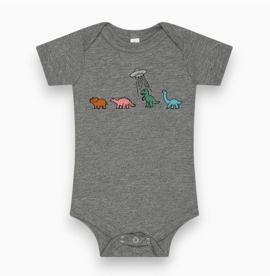 Dino Dance Party Baby Bodysuit